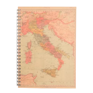 Reisenotizbücher aus Italien aus den 1950er Jahren, 15x21cm
