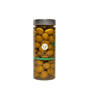 Olive verdi bilogiche italiane in salamoia, 330g