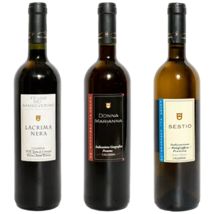 Selezione 3 bottiglie, Lacrima Nera + Donna Marianna + Sestio