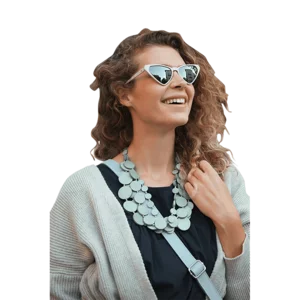 Collana in legno, Fiorella