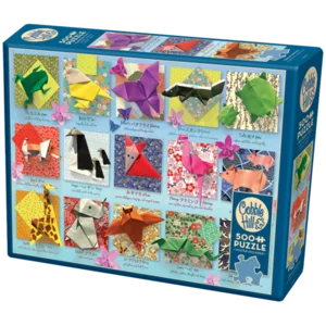 Puzzle Origami Animals in lino e cartone impermeabile, 500pz
