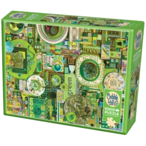Puzzle Green in lino e cartone impermeabile, 1000pz