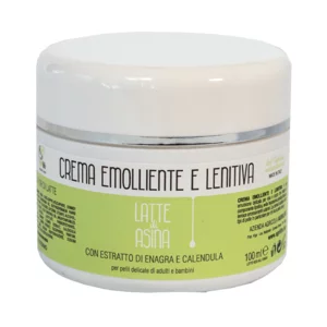 Crema emolliente e protettiva con latte di asina e calendula, 100ml