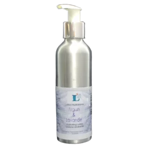 Feuchtigkeitslotion für Gesicht und Körper mit Arganöl und Lavendel, 150 ml
