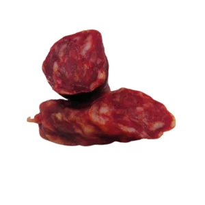Süße rote kalabrische Schweinswurst, ohne Konservierungsstoffe, kg